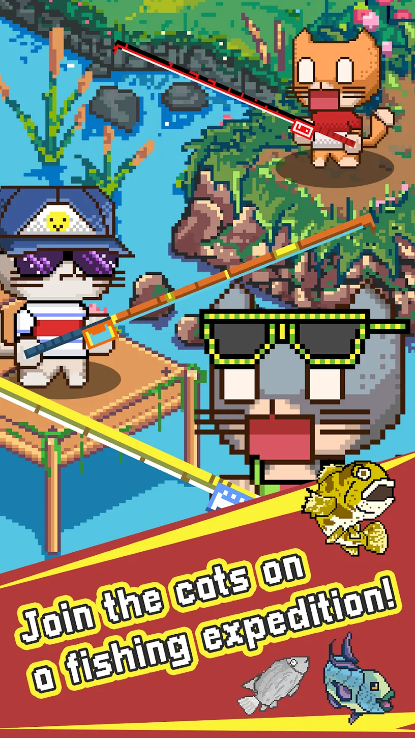 The Cool Cats Fishing official gameplay screenshot
